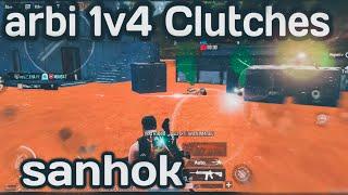 Arbi 1v4 Clutches sanhok | pakstani pubg player # noman op