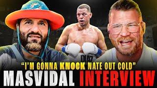 BISPING interviews JORGE MASVIDAL: "I'LL KNOCK NATE DIAZ OUT COLD!" | UFC Return Confirmed