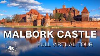   MALBORK CASTLE  Inside of history in 4k UHD video Tour 2023