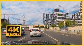 [4K] Driving through all of Moscow | Ryazansky prospect, city center, Leningradskoe highway, Russia