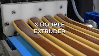 XDOUBLE Co-extruder for products with fillings in the center or on the surface by Selmi