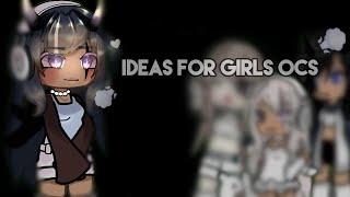 [] Ideas for girls ocs [] Gacha life @Roze...