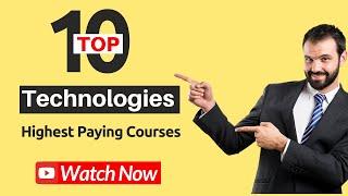 Top 10 Technologies ‍ - Highest Paying Courses  - SSDN Technologies