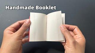 How To Make Handmade Mini Booklet, NoteBook or Diary For Weekly Planning with A4 Size Paper