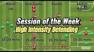 High Intensity Defending - Session of the Week from The Football Hub