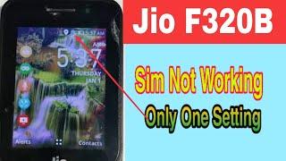 Jio F320B Sim Not Working || jio phone f320b insert problem solution, Jio f320B No Sim card Solution