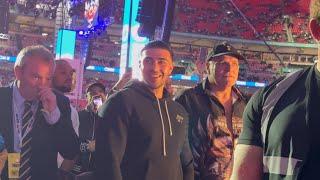 Tommy Fury attends Wembley with John Fury and brother Tyson Fury | Anthony Joshua v Daniel Dubios