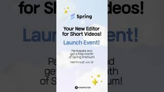 Special Spring Launch Event!