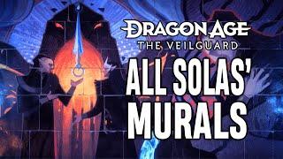 Dragon Age: The Veilguard - All Solas' Murals and Team Discussions