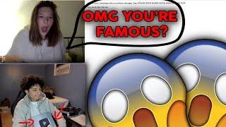 trying to find a Girlfriend on Omegle with my Youtube Plaque