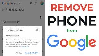 how to remove phone number from google account - how to delete phone number from google account