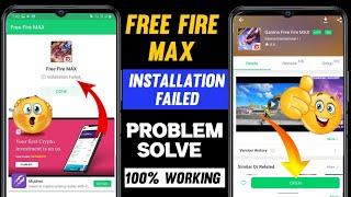 Free Fire Max Installed Failed Problem Solve | Apk Pure Free Fire Max Install Failed Problem |