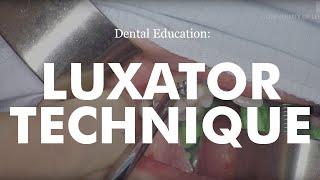 Demonstration of Luxator Technique for Dental Extraction
