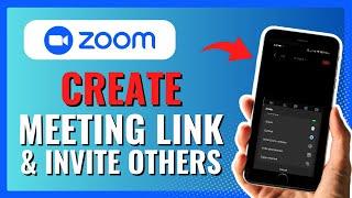 How to CREATE a Zoom Meeting Link and INVITE Others 2024!