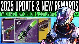 Destiny 2: NEW 2025 UPDATE & REWARD CHANGES! January Patch, New Loot, Exotics & More (14th Jan)