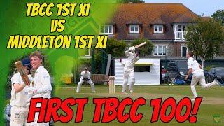 FIRST TBCC 100! | TBCC 1st XI vs Middleton 1st XI | Cricket Highlights