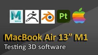 Testing Macbook Air M1 Performance with 3D software