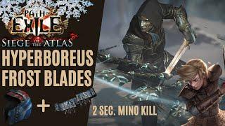 Path of Exile 3.21 - Hyperboreus + Heatshiver Frost Blades - PoE Crucible