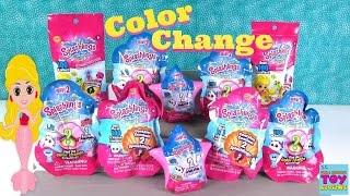 Splashlings Color Change Wave 1 2 Pack Blind Bags Collector Cards Opening | PSToyReviews
