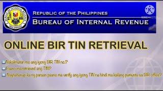 HOW TO RETRIEVE LOST or FORGOTTEN TIN NUMBER IN THE PHILIPPINES