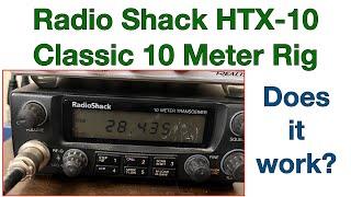 Operating 10 meters with a classic ham rig...the Radio Shack HTX-10!