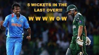 Best Thrilling Last Overs In Cricket History - 5 Wickets In the Last Over!!!