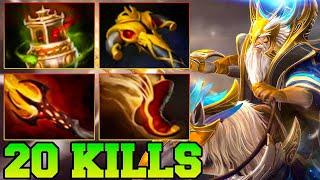 20 Kills KOTL !! Keeper OF The Light Dota 2 Guide Build Support Mid - KOTL Best Meta Carry 7.36