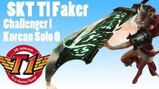 SK Telecom T1 K Faker - Riven Mid - Korean Challenger Solo Queue