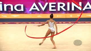 AVERINA Dina (RUS) - 2019 Rhythmic Worlds, Baku (AZE) - Qualifications Ribbon