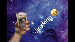 look at the holo on this Neo genesis slowking! pokemon card