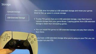 PS5: How to Copy Games to USB Extended Storage Tutorial! (For Beginners)