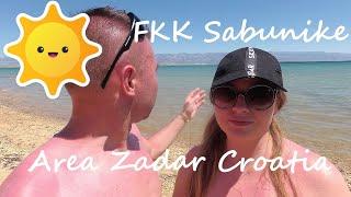 FKK Sabunike near Zadar Croatia - empty and probably the most ugly beach