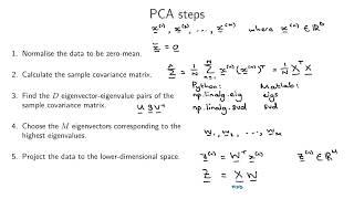 PCA 7 - Steps