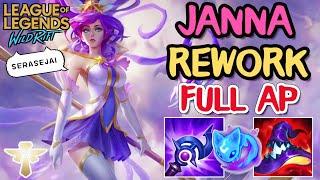 Janna Rework FULL AP เวทย์ฉ่ำพายุป่วนเกินต้าน | Star Guardian Janna - Wild Rift