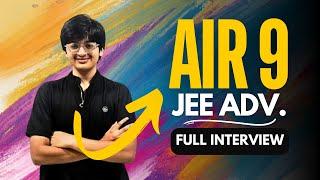 IIT JEE Tips from AIR 9, JEE (Advanced) 2024 