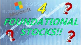 The Foundational Portfolio: 4 GREAT Stocks for the New Investor!