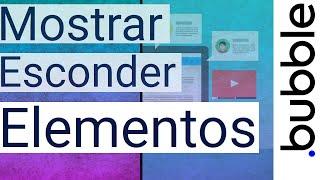 Como Esconder Elementos no Bubble.io: 3 Ações Essenciais!