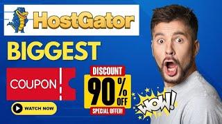 HostGator Coupon Code 2024 - Biggest HostGator Promo Discount Code - 90 OFF