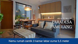 Nemu rumah cantik 3 kamar lebar cuma 5,5 meter‼️ | PARADESA PAMULANG