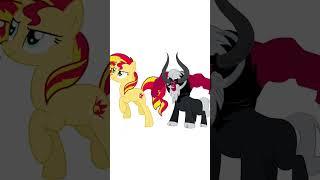 MLP lord tirek vs queen chrysalis vs king sombra MLP capcut