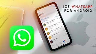 Install iOS WhatsApp On Any Android // iPhone WhatsApp For Android 