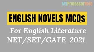 Most Expected English Novels MCQs for UGC NET English Literature 2021 NET/SET/GATE