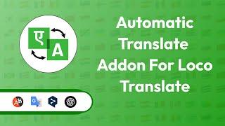 Automatic Translate Addon For Loco Translate