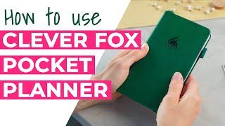 How to Use the Clever Fox Pocket Planner Weekly