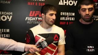 Rustam Khabilov UFC Fight Night Rotterdam Post Fight Media Scrum