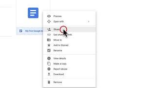 Google Drive: Sharing Permissions