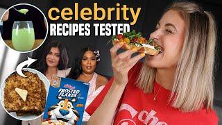 Testing POPULAR CELEBRITY RECIPES... were they any good?? *lizzo, kylie jenner, kourtney kardashian