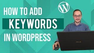 How to add keywords in Wordpress Tutorial