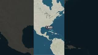 The True Size of the USA! #america #geography #viralvideo