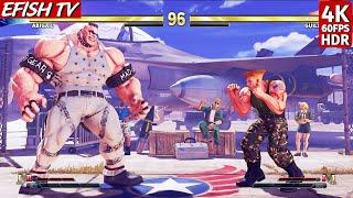 Abigail vs Guile (Hardest AI) - Street Fighter V